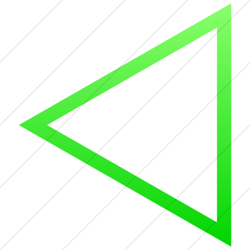 Simple Ios Neon Green Gradient Classic Arrows Triangle