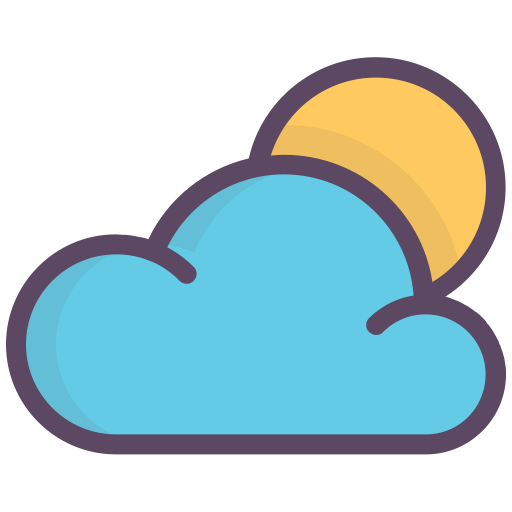 Clear Day, Cloud, Good Weather, Morning, Sun Icon Free