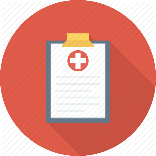 Clinical, Health, Medical, Paper, Record, Report Icon