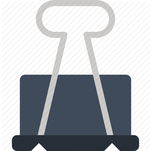 Binder, Clip, Equipment, File, Holder, Office, Paperclip Icon