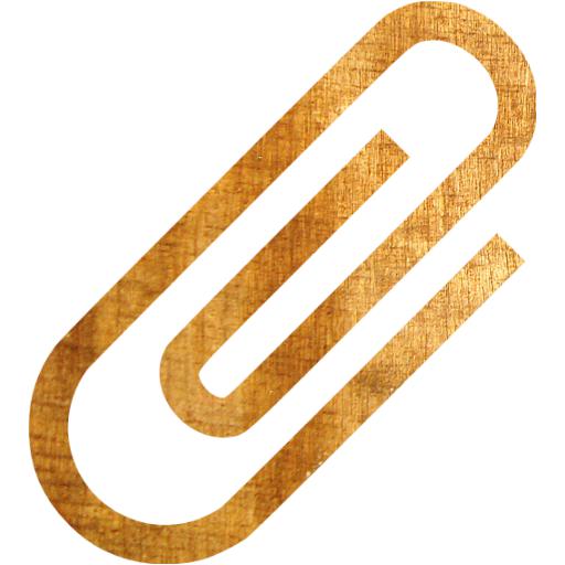 Light Wood Paper Clip Icon