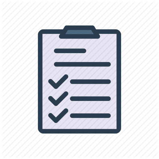 Checklist, Clipboard, Document, Survey, Tasklist Icon