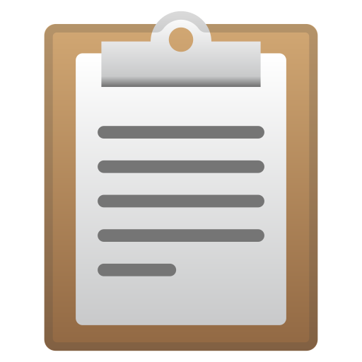 Clipboard Icon Noto Emoji Objects Iconset Google