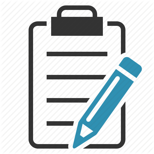 Clipboard, Pencil, Track, Write Icon