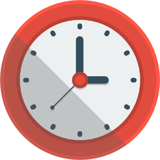 Clock Icon Flat Iconset Flat