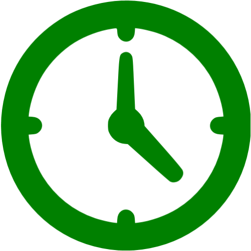 Green Clock Icon