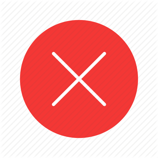 Close Button, Delete Button, Remove, Wrong Sign Icon