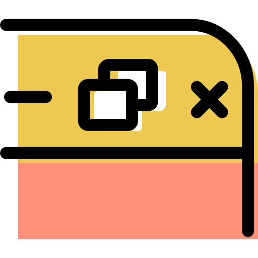 Browser, Window, Minimize, Maximize, Close Icon Free Of Color