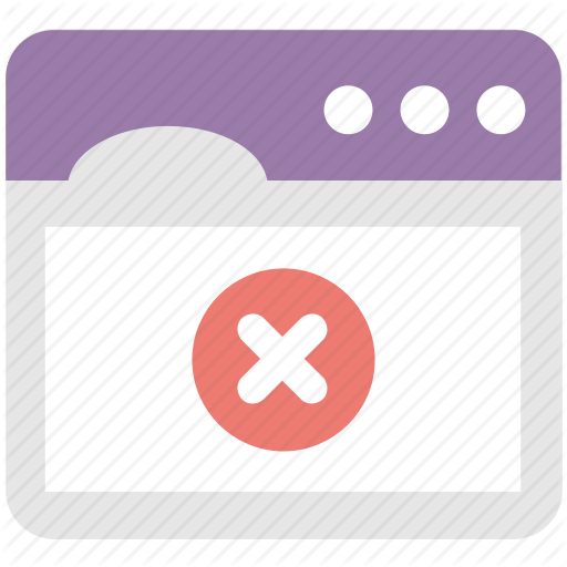 Close Tab, Close Window, Cross, Delete, Web Icon