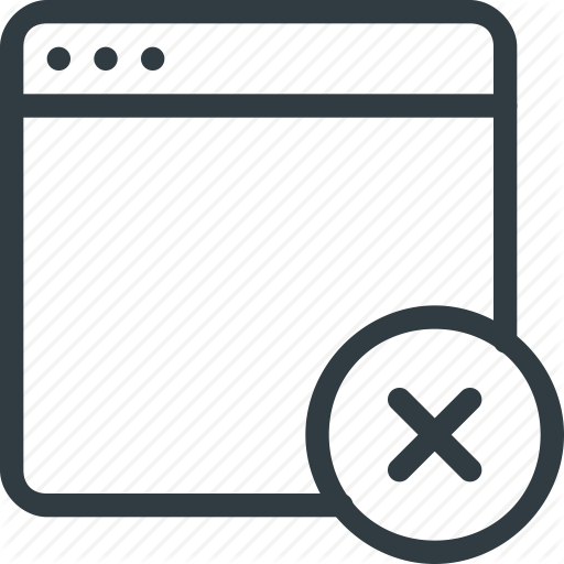 Clear, Close, Error, Remuve, Window Icon