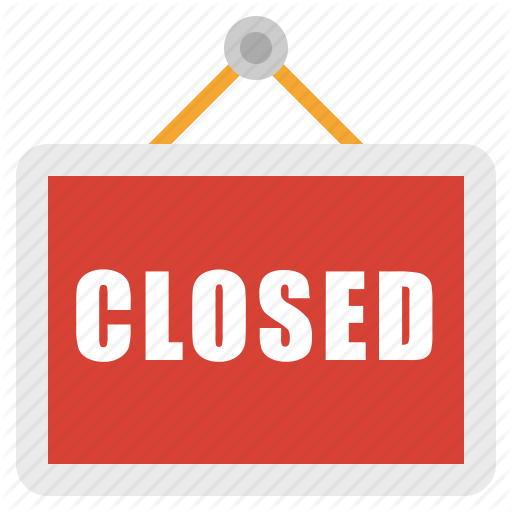 Store Closed Sign