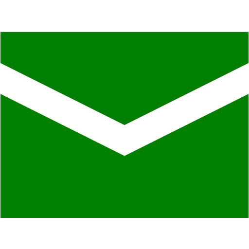 Green Envelope Closed Icon