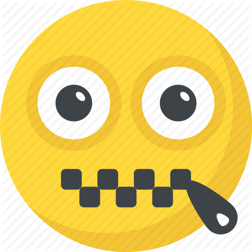 Lips Sealed, Mouth Closed, Silence, Speechless, Voice Less Icon