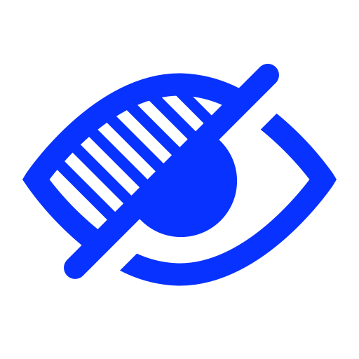 Private, Invisible, Closed, Eye, Hidden, Unwatch Icon