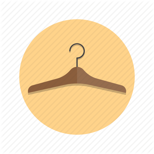 Clothes, Coat, Hanger Icon