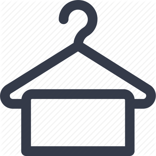 Clothes, Hanger, Towel Icon Icon