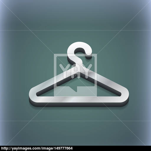 Clothes Hanger Icon Symbol Style Trendy, Modern Design