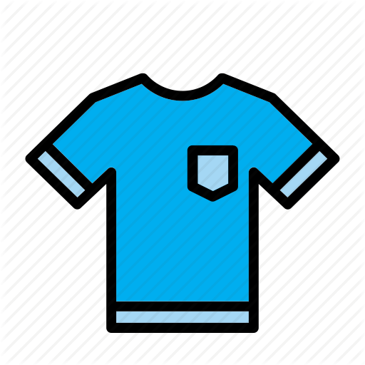 Accessory, Blue, Clothes, Clothing, Garment, T Shirt Icon