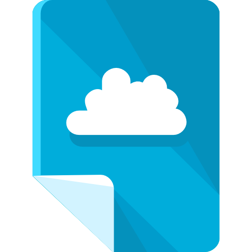 Cloud Data Flat Icon
