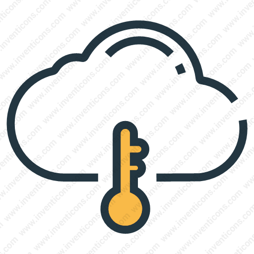Download Cloud,encryption Icon Inventicons