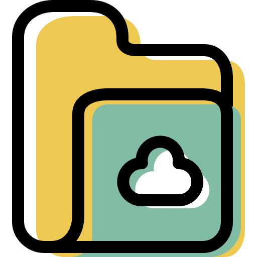 Folder, Cloud Icon Free Of Color Interaction Assets Icons