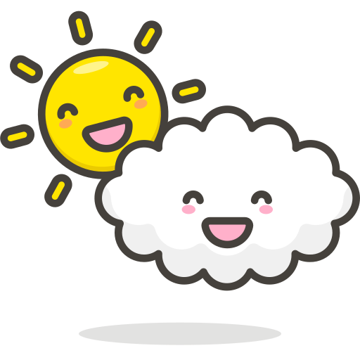 Sun, Behind, Cloud Icon Free Of Free Vector Emoji
