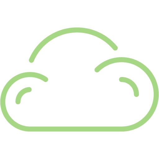 Guacamole Green Cloud Icon