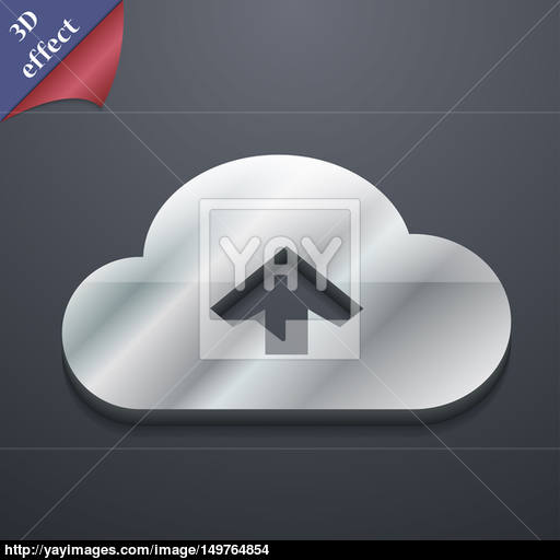 Upload From Cloud Icon Symbol Style Trendy, Modern Design