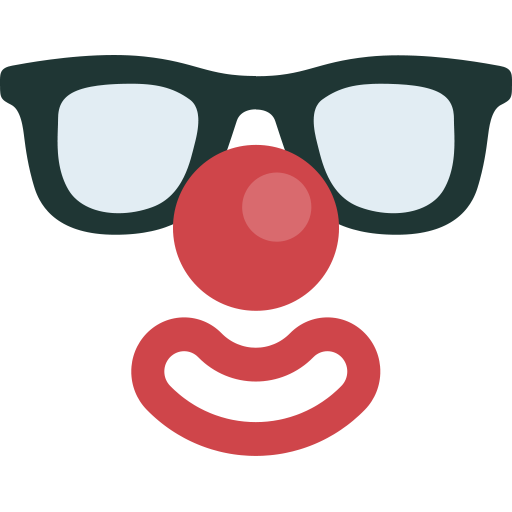 Glasses, Clown, Human, Mask, Man, Avatar, Face Icon