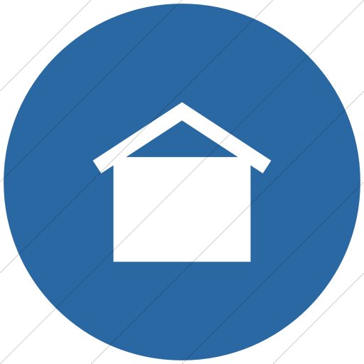 Flat Circle White On Blue Ocha Humanitarians Cluster