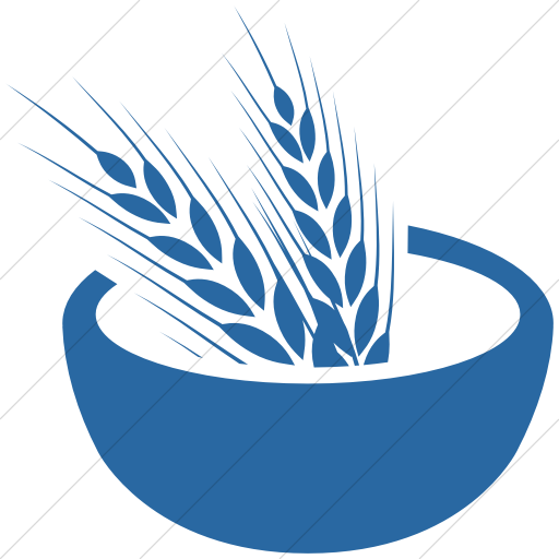 Simple Blue Ocha Humanitarians Cluster Food Security Icon