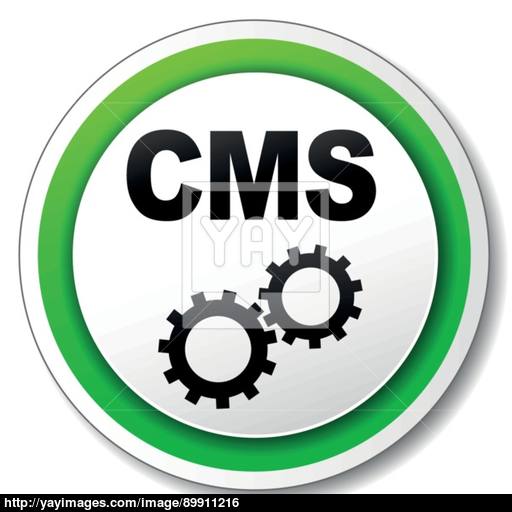 Vector Cms Round Icon Vector