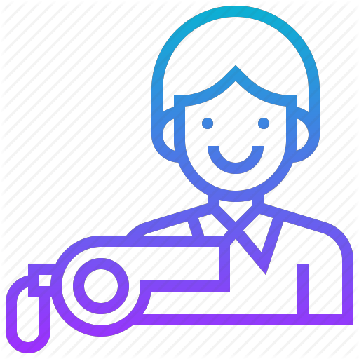 Avatar, Coach, Man, Trainer, Whistle Icon