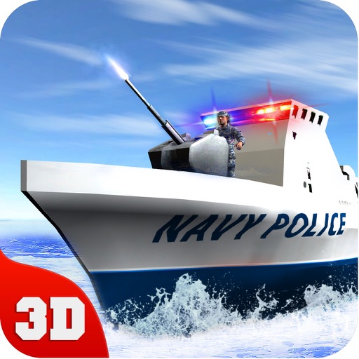 Police Navy Speed Boat Coast Guard Emergency