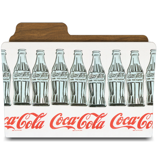 Warhol Coca Cola Icon Warhol Folders Iconset Rebelheart