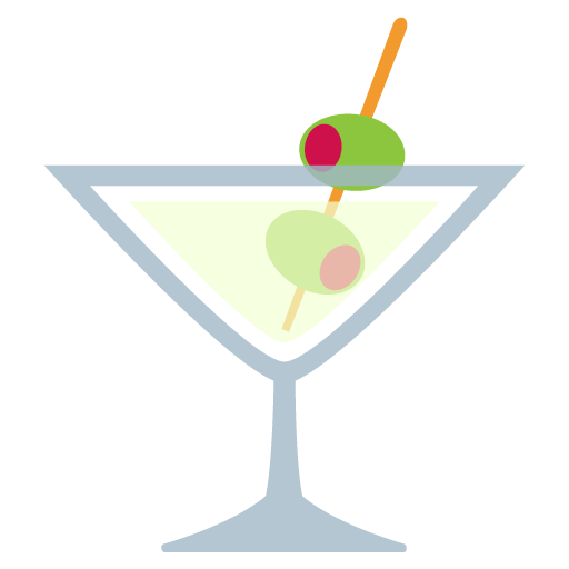 Cocktail Glass Emoji Vector Icon Free Download Vector Logos Art