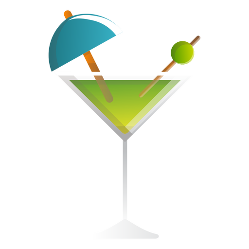 Summer Martini Cocktail Icon
