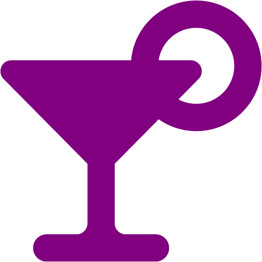 Purple Cocktail Icon