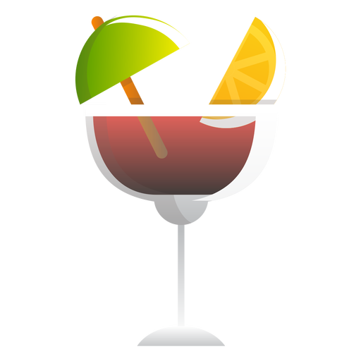 Red Wine Summer Cocktail Icon