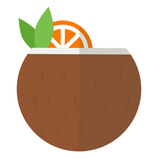Coconut Cocktail Icon