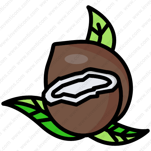 Download Coconut,food,fruit,dry Icon Inventicons