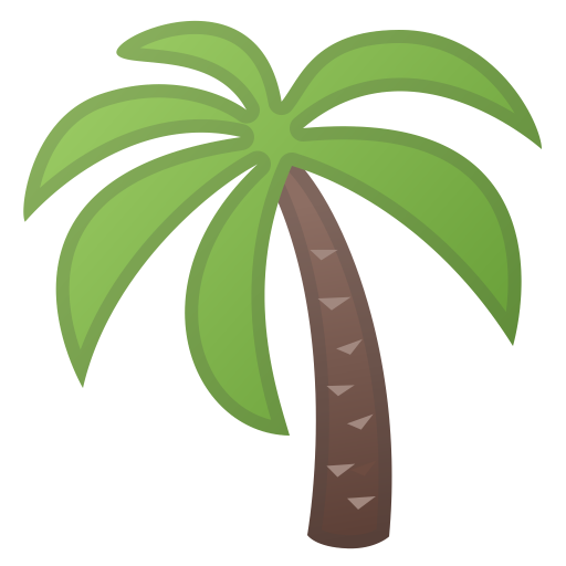 Palm Tree Icon Noto Emoji Animals Nature Iconset Google