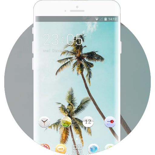 Coconut Tree Free Android Theme U Launcher
