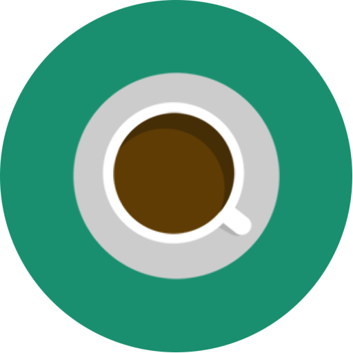 Brown, Cafe, Coffee, Green, Minimal Icon
