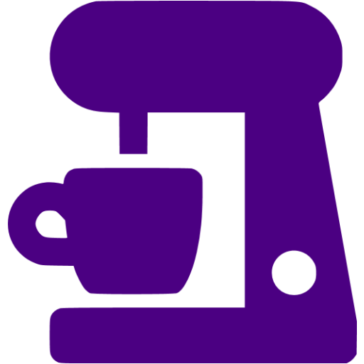 Indigo Coffee Maker Icon