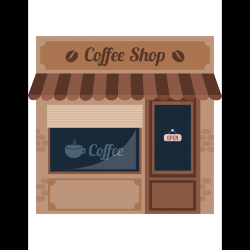 Coffee Shop Icon Building Collection Freepik