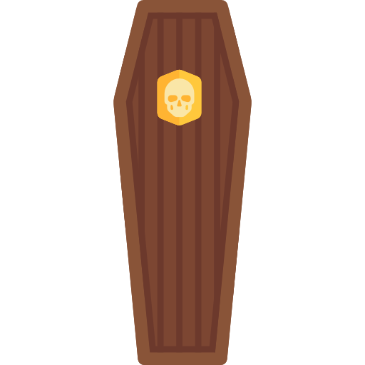 Death, Halloween, Coffin, Wooden, Wood, Dead Icon