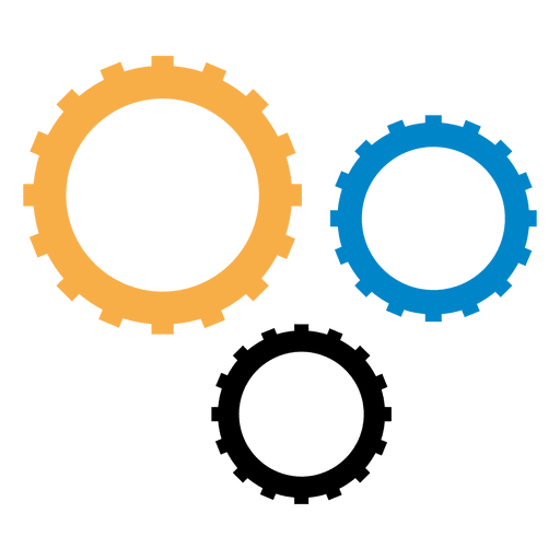 Cogwheels Flat Icon
