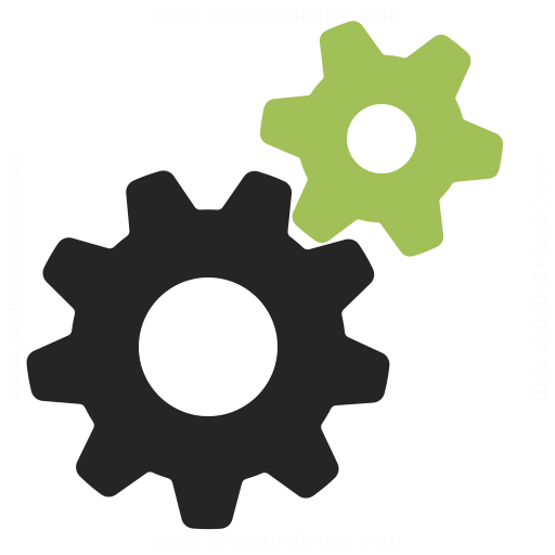 Gearwheels Icon Iconexperience