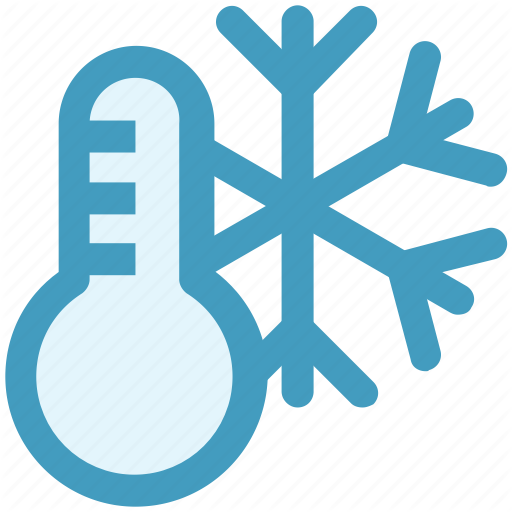 Cold, Estate, Real, Snow, Temperature, Thermostat, Weather Icon